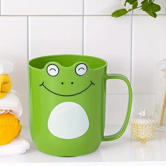 Creative Cartoon Frog Toothbrush Mouthwash Cup - Picture 1 of 7